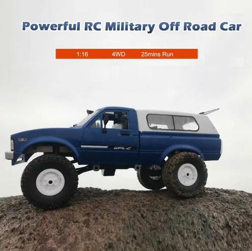 

WPL C24 RC Car 1:16 4WD Radio Control Off-Road Mini Car RTR Rock Crawler Electric Buggy Moving Machine RC Car Kids Car spot toys