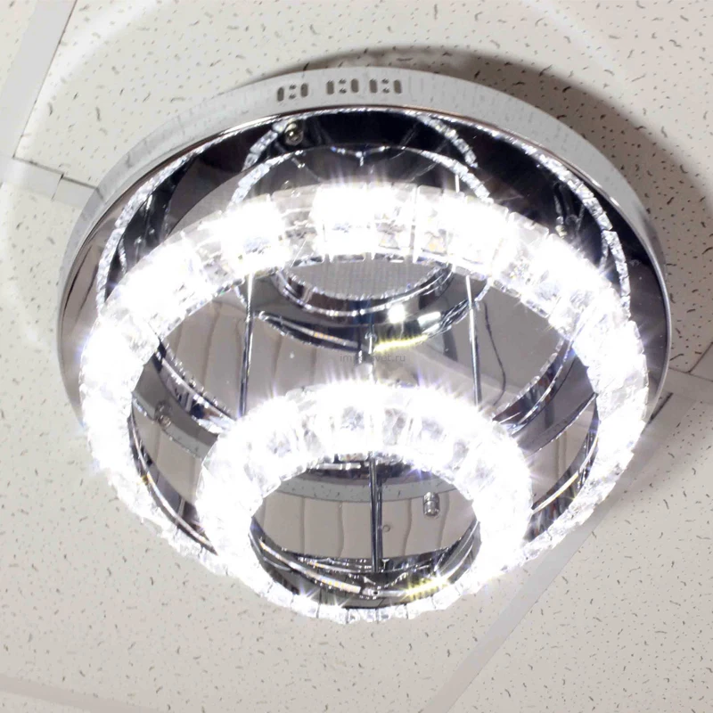 Светодиодная люстра (LED) Smartbuy Crystal 6167 3 color dimming 38W SBL CR 6167dim|Потолочные лампы| |
