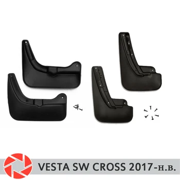 

Car mud flaps for Lada Vesta SW / SW Cross 2017~2019 mudflaps splash guards mud flap front rear mudguards fender car accessories