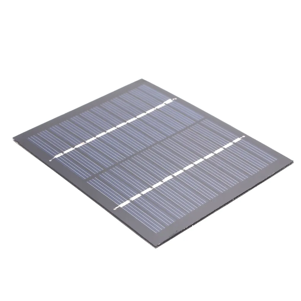 Многоразовые прочный солнечная панель 1,5 Вт 12 В телефон Зарядное устройство домохозяйство солнечные панели 115 мм* 85 мм