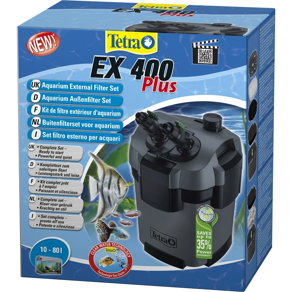 External filter for aquariums Tetra EX 400 Plus for aquariums up to 80 liters natural reef aquariums