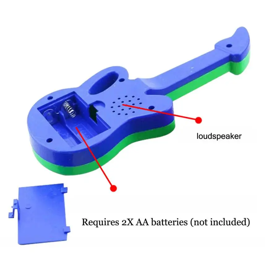 

Baby Kids Cute Electronic Guitar Rhyme Developmental Music Sound Child Toy