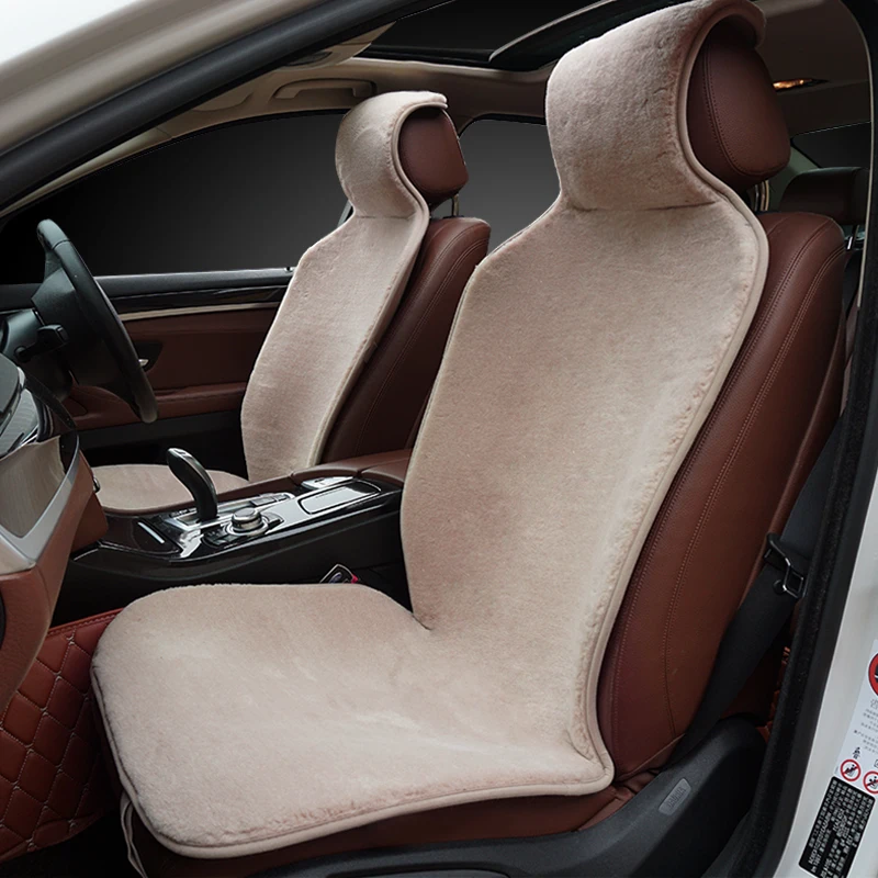 

2pc The very popular car seat cover Short and smooth faux fur universal size for all types of seats for car skoda octavia a5