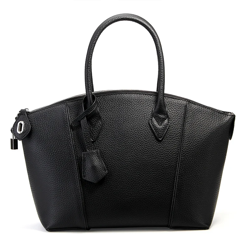 

2018 Fashion Women Real Leather Shoulder Bag Female Genuine Leather Casual Tote Lady Top-handle Bags