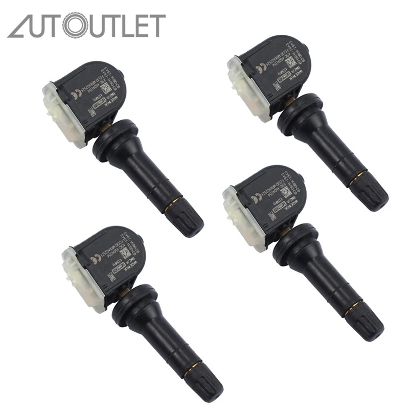AUTOUTLET 4PCS TPMS Tire Pressure Sensor Internal Or External TPMS Tire Pressure Sensors Inductor For Ford