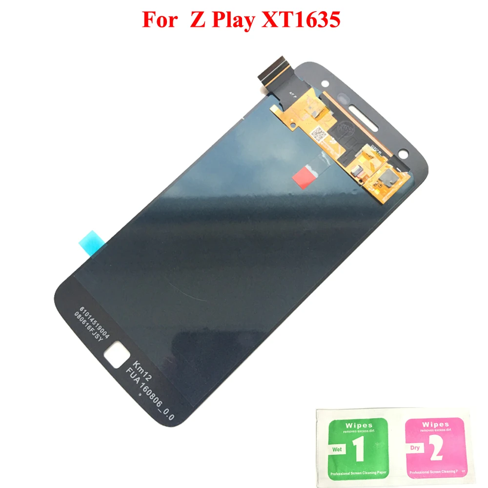 

For Motorola Moto Z Play XT1635 100%Tested NEW LCD Display Screen Touch Digitizer Black/White