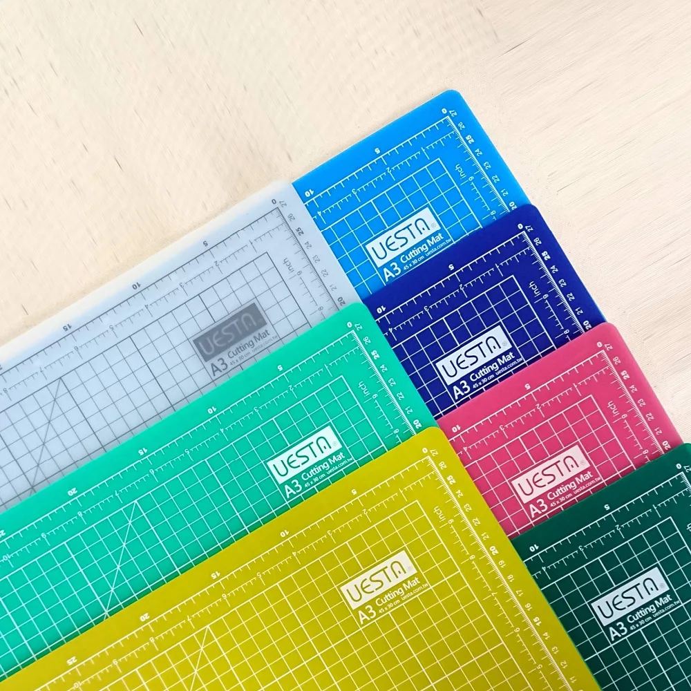

Multi Colors 2.5 mm Rectangle Self Healing Eco Friendly PP Cutting Mat A3 45x30 cm 18x12 inches