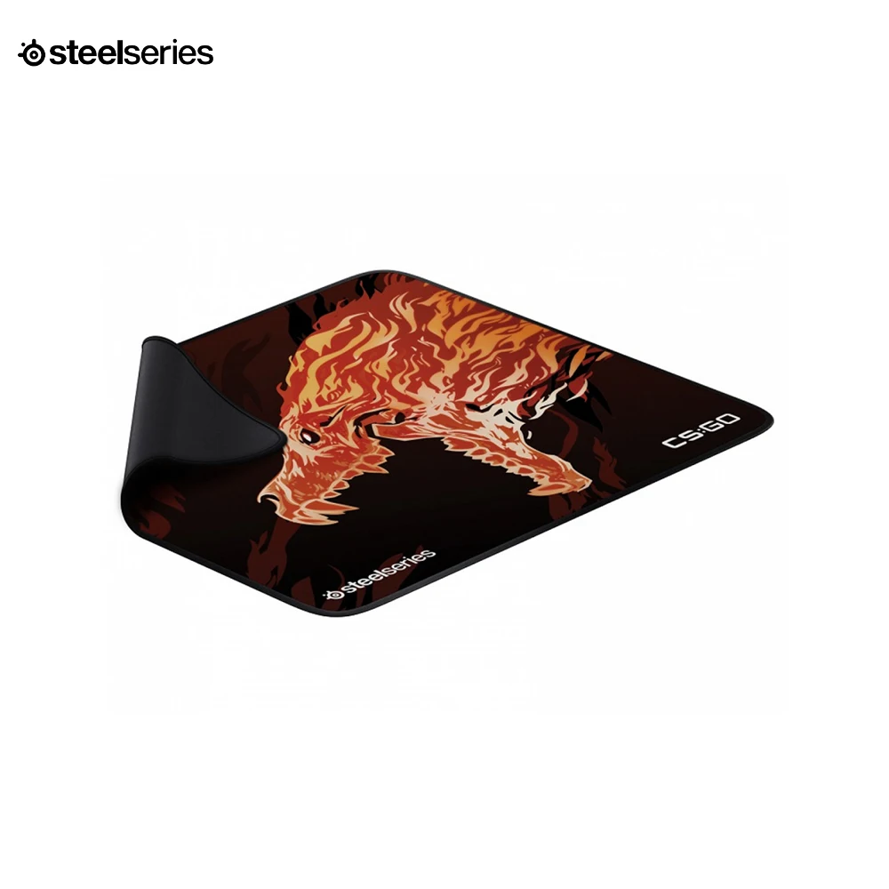 Professional computer gaming mouse pad SteelSeries QCK+ HOWL CS:GO edition cyber sport black howl