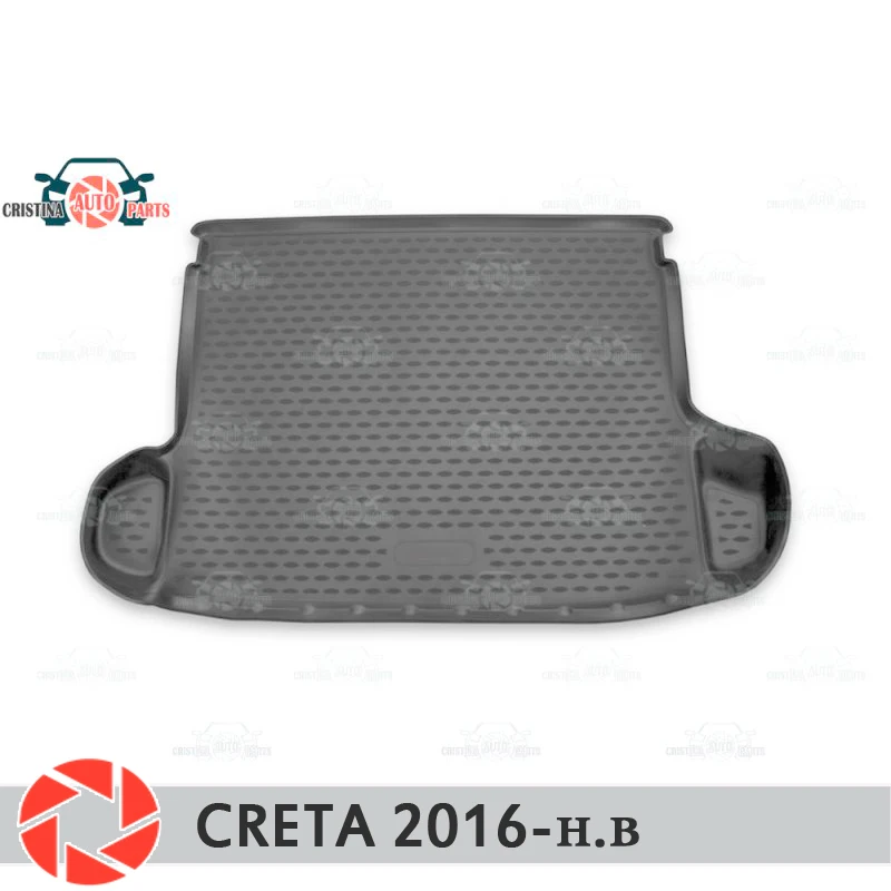 Коврик для багажника Hyundai Creta 2016 коврики Нескользящие полиуретановые защиты от