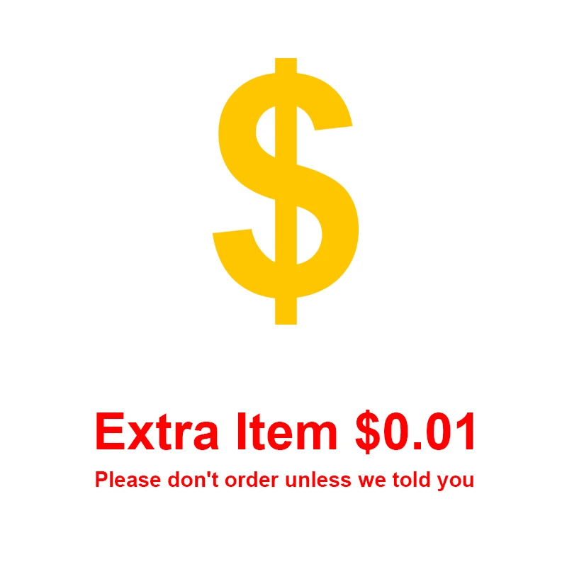 

Add item (Please don't order unless we told you)