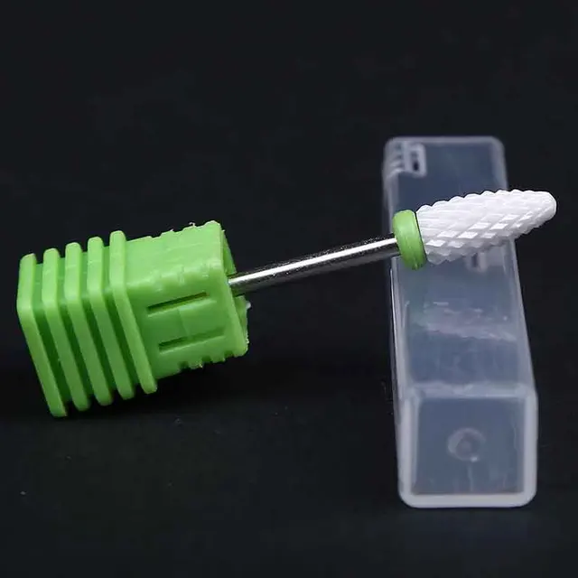 Ceramic Drill Tapered Barrel Bit ,Electric Nail Drill Bits for Acrylic