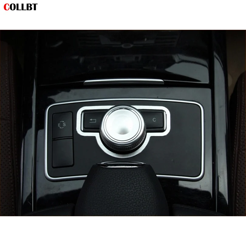 

Car-styling Aluminum Center Console Multimedia Switch Button Cover Trim For Mercedes Benz C E GLK CLS Class W204 W212 W218 X204