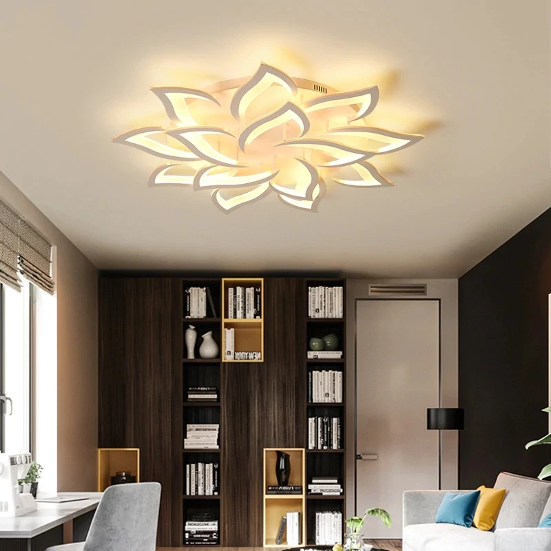 IRALAN lustre, современная светодиодная Люстра для кухни, гостиной/столовой, спальни, роскошное освещение, лампа, белое приложение, пульт дистанционного управления