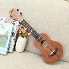 Zebra 21 15 Frets Mahogany Soprano Ukulele Uke 4 Strings Electric font b Bass b font