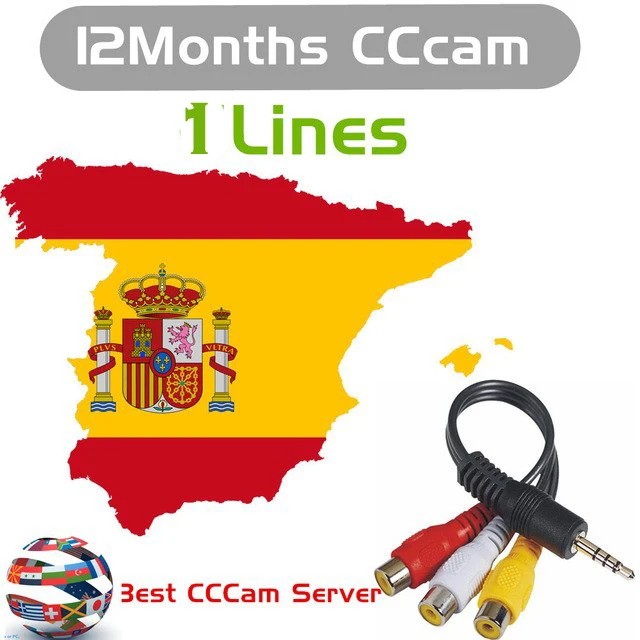 europa hd cable estable 1 año cccam para receptor de tv satelital