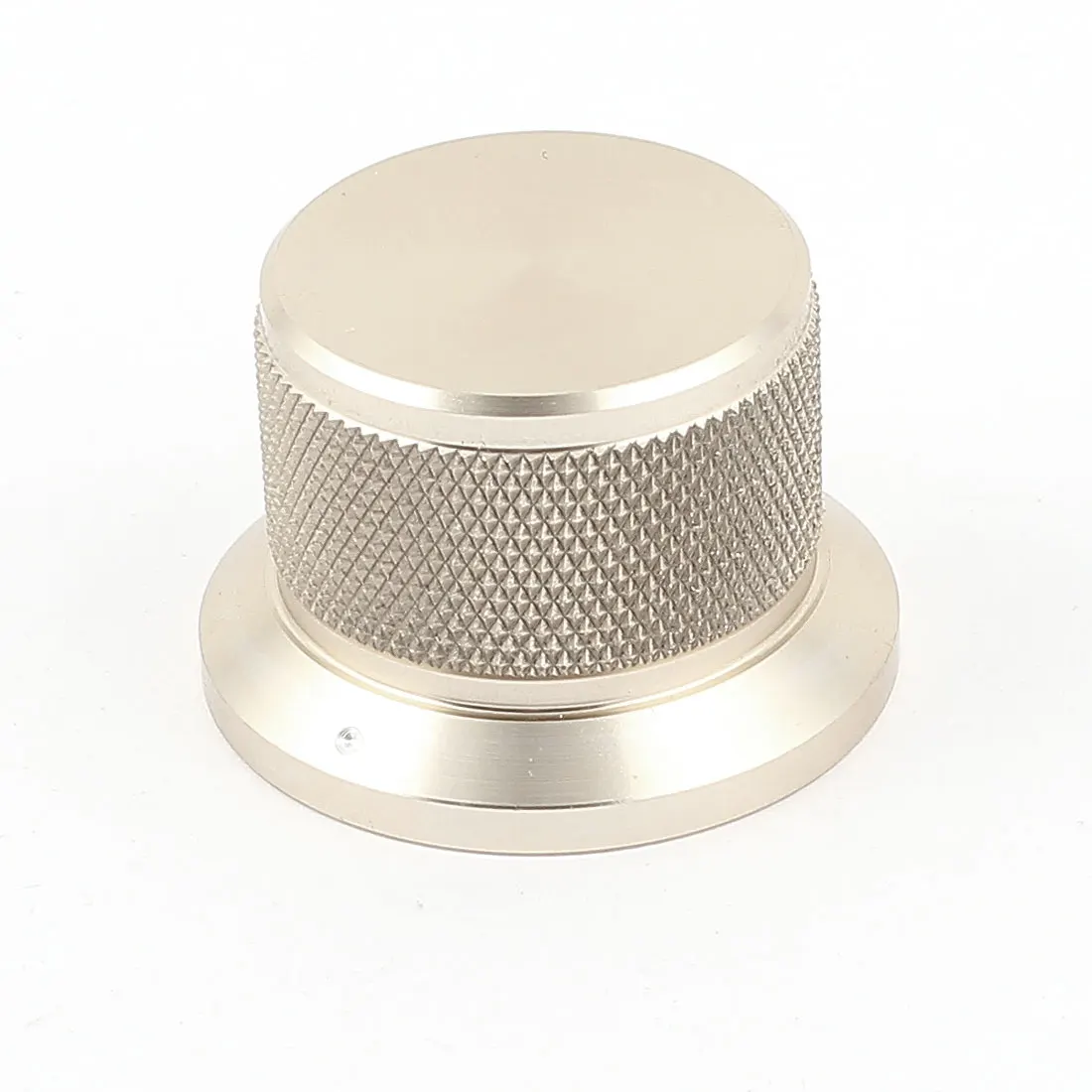 35x16x6mm Silver Tone Solid Aluminum Hifi Speaker Radio Volume Knobs