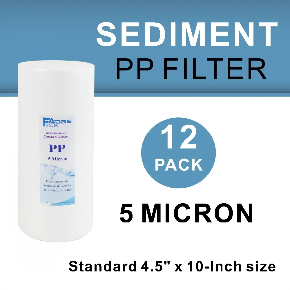 12 шт./упаковка картриджи для фильтрации воды 5 микрон 10x4 дюймов|5 micron water filter|water filter