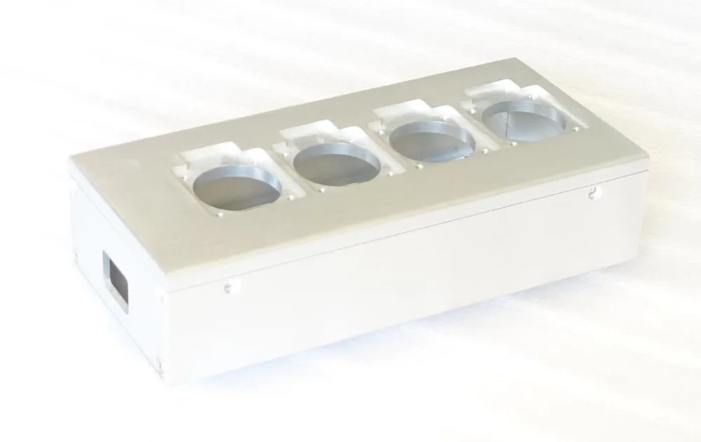 

HiFi All aluminum European standard power socket chassis EU outlet socket power box