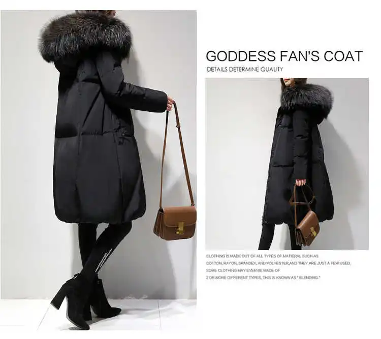 Осень зима женские длинные теплые толстые куртки для женщин размера плюс 4XL воротник из искусственного меха с капюшоном модное пуховое хлопковое пальто парки C96