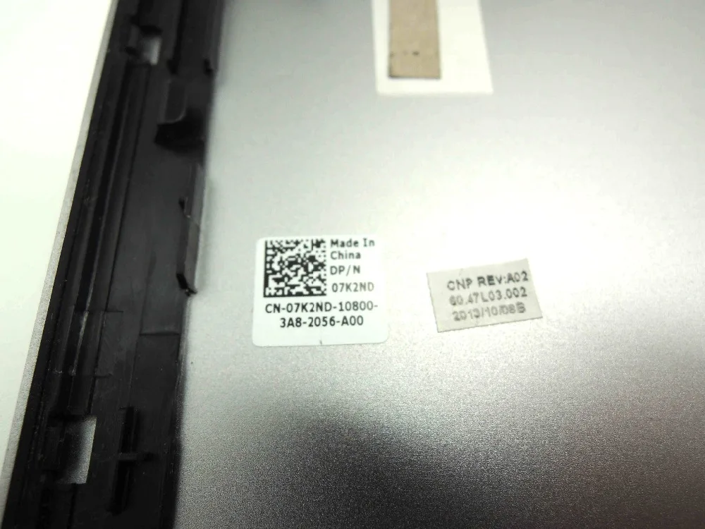 ONEVAN для Dell Inspiron 15 7000 7537 lcd задняя крышка 07K2ND 7K2ND