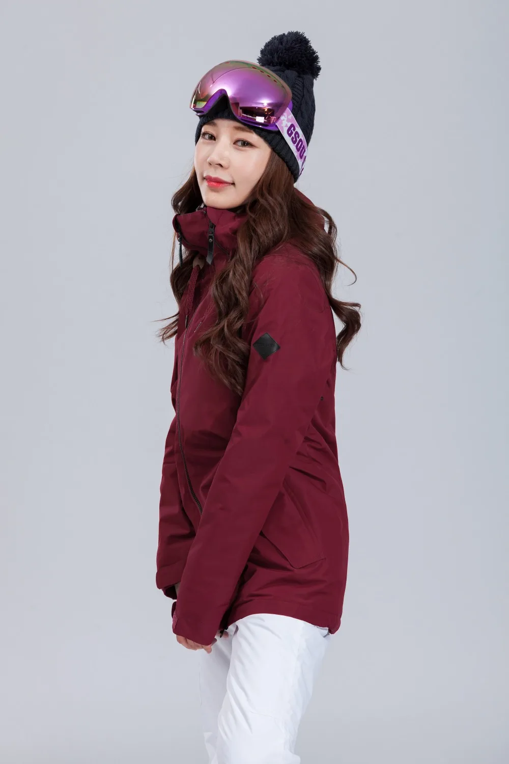 2019 Gsou الثلوج العلامة التجارية النساء سترة تزلج على الجليد الملابس يندبروف ماء الحرارية الإناث في الهواء الطلق الرياضة ارتداء التزلج معطف جد... 2019 Gsou الثلوج العلامة التجارية النساء سترة تزلج على الجليد الملابس يندبروف ماء الحرارية الإناث في الهواء الطلق الرياضة ارتداء التزلج معطف جد...