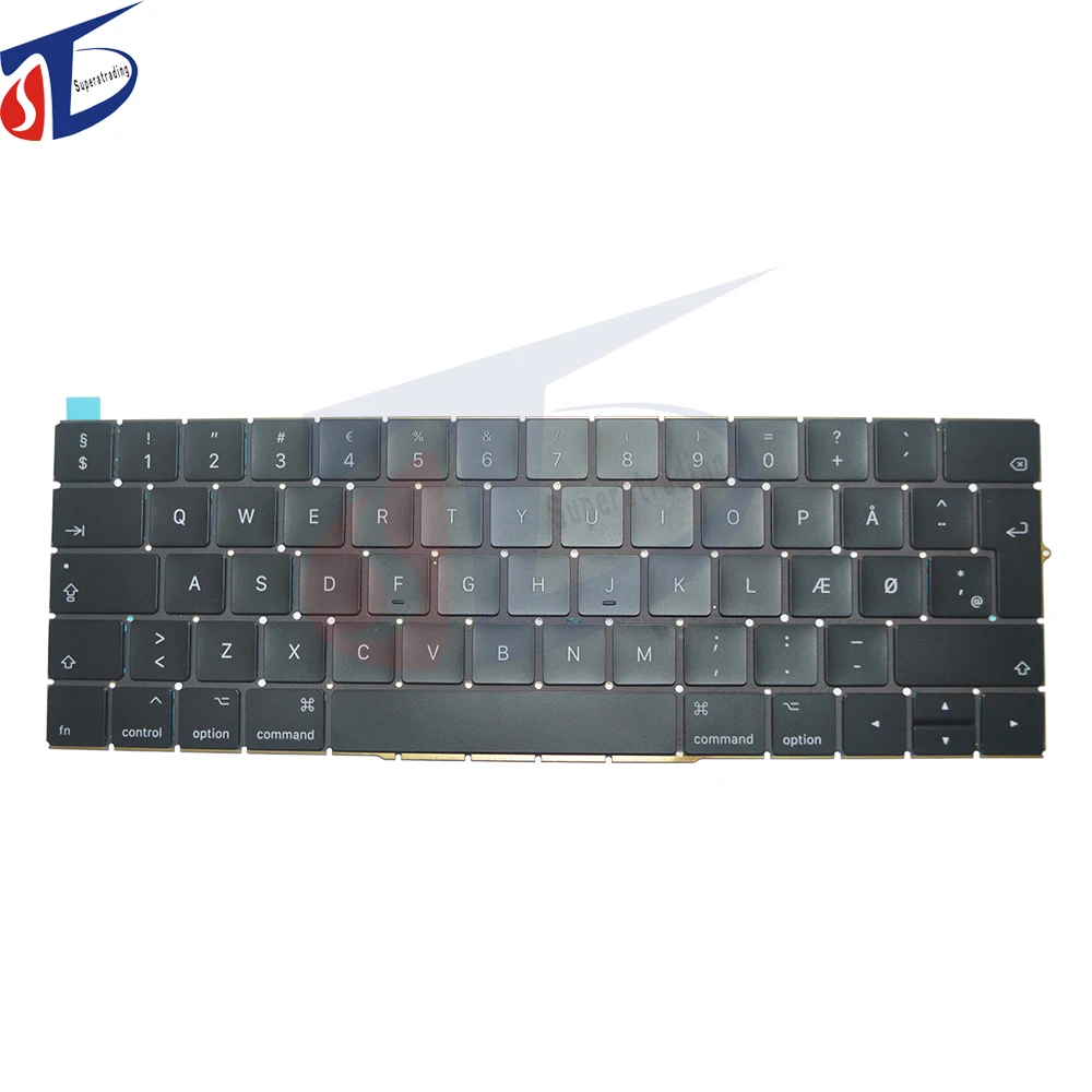 

New original for MacBook Pro 13.3" Retina A1706 Denish Danish Keyboard DK Denmark Danish EU EURO 2016 2017 Year