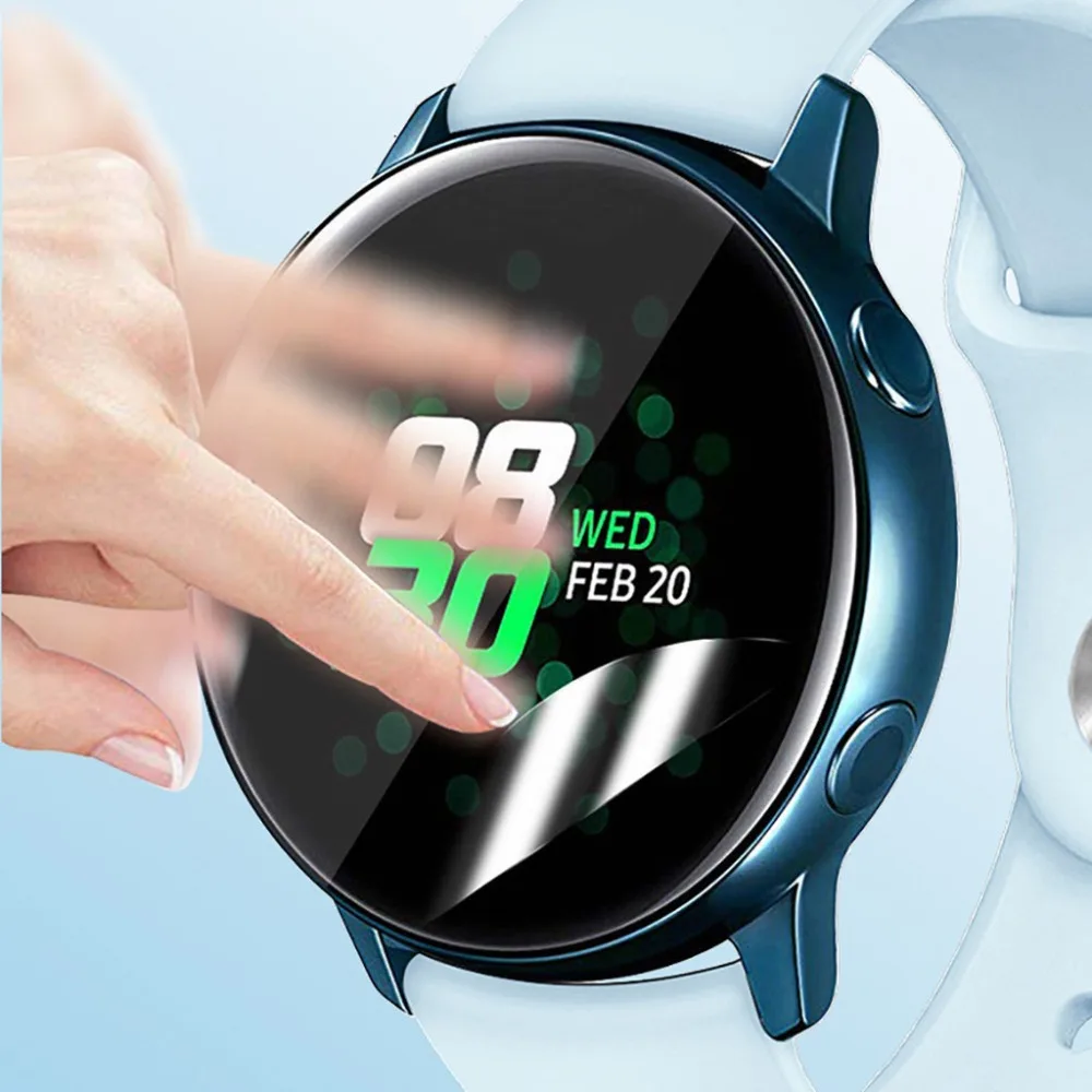 

2PCS Hydrogel Transparent Screen Protection Film For Samsung Active Watch 20mm Screen Protector Protective