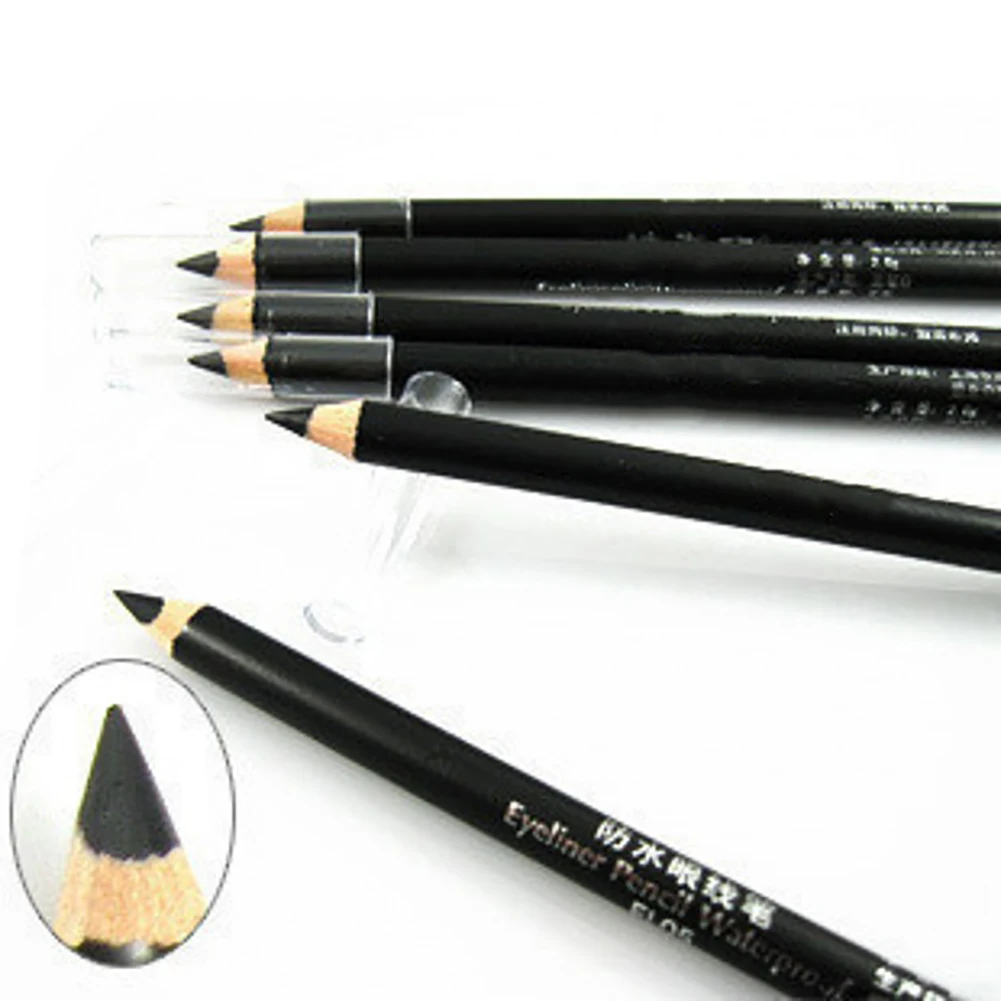 6 Pcs Smooth Makeup Pen Eye Liner Eyeliner Pencil Women Cosmetic Accessories |