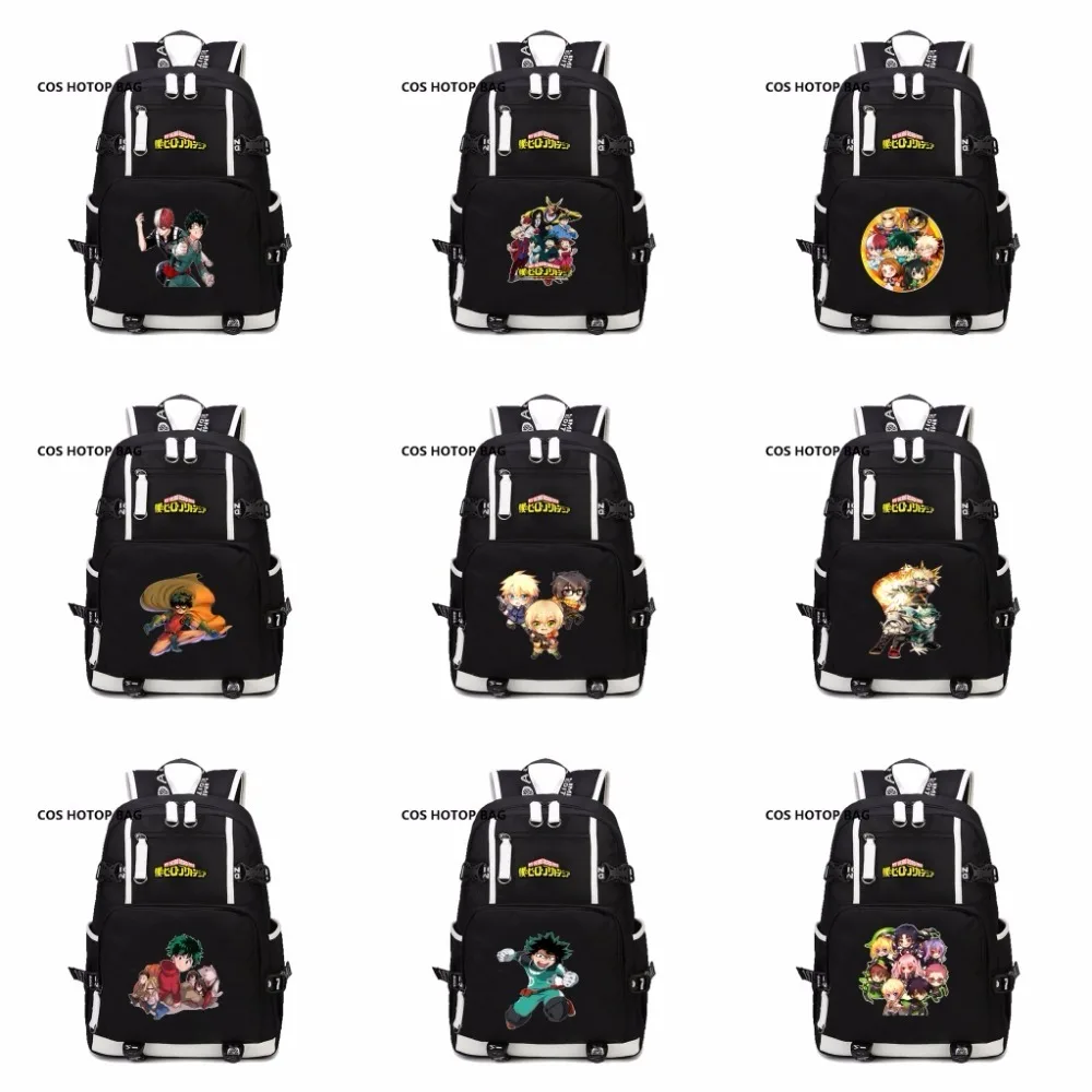 

My Hero Academia Boku no hero academia Izuku Midoriya Printing Backpack Student children School Bags Laptop Backpack 12 style