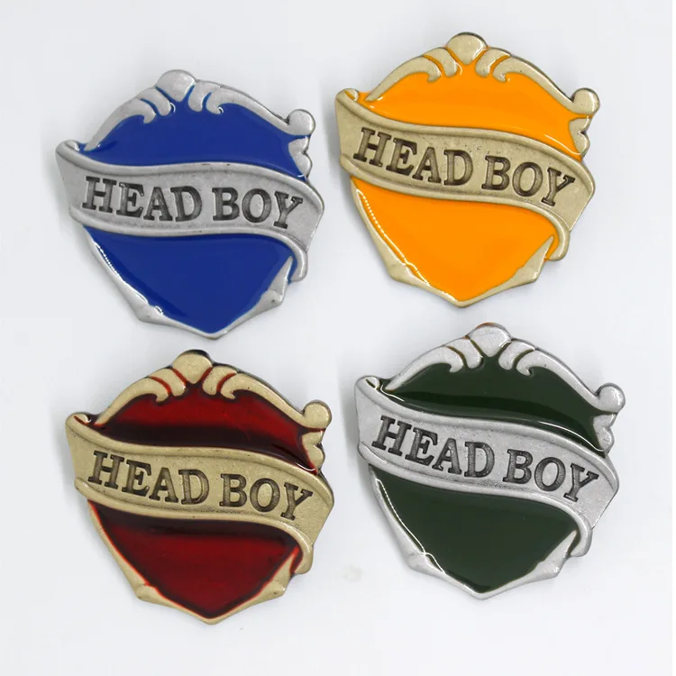 

Hot Head Boy Pin Badge Halloween Christmas New Year Birthday Gift Hogwarts school of witchcraft and wizardry Cosplay Emblem
