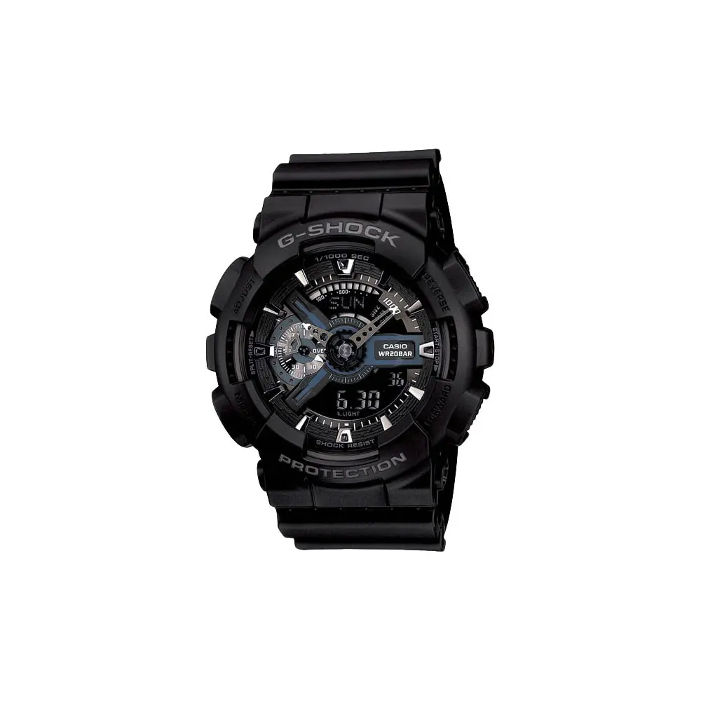 Quartz Wristwatches Casio for mens GA-110-1B Watches Mans Watch Wristwatch Wrist men G-Shock | Наручные часы