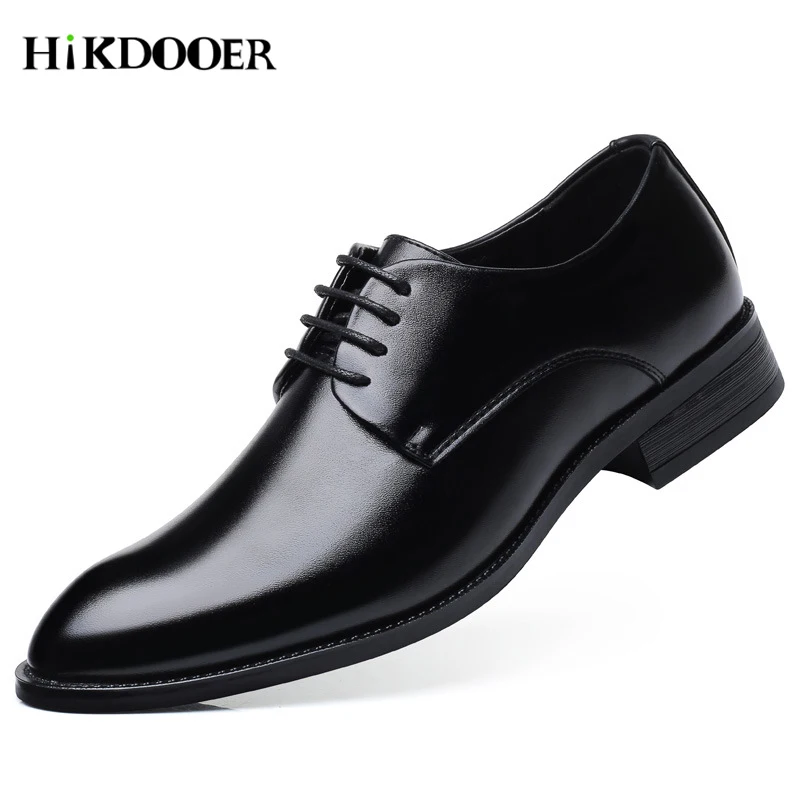 Men Business Shoes Formal Genuine Leather Business Casual Shoes Men ...