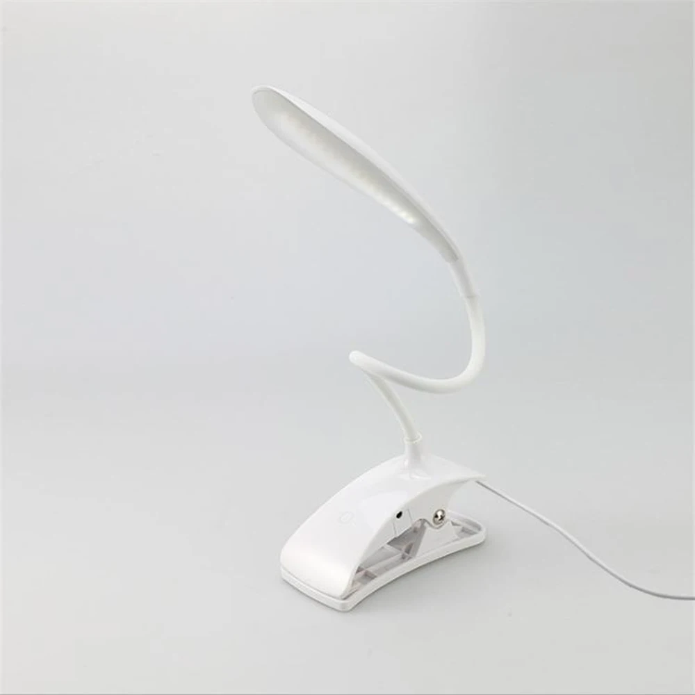 Eye Protection Clamp Desk Lamp Gooseneck Flexible Reading Table