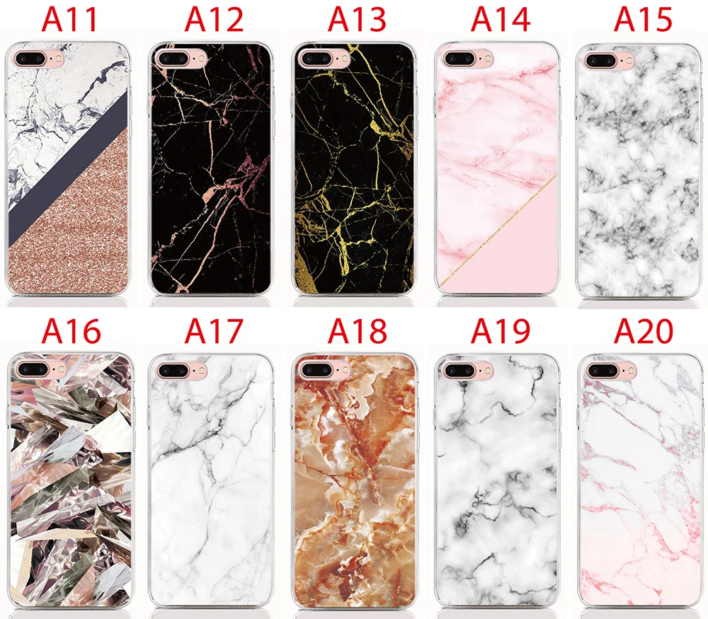 iPhone 7 Plus 10 Print Marble A02