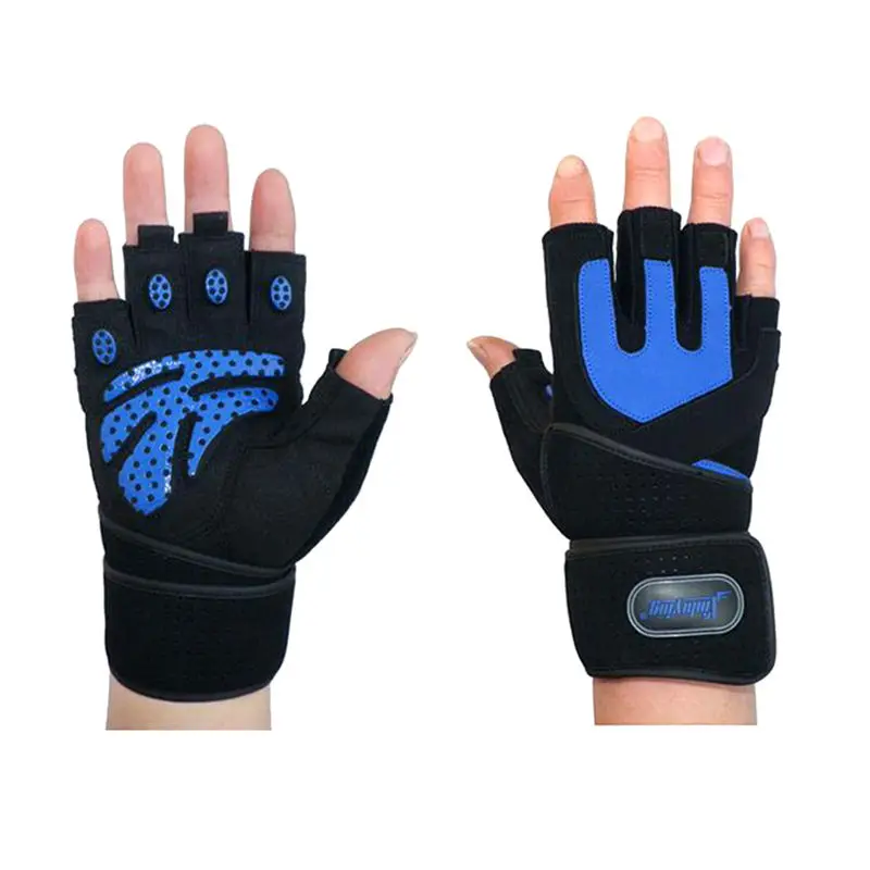 Gym Crossfit luva Fitness Gloves Long Wrist Belt Body Building powerlifting equipment Gloves Barbell Dumbbell pull Gym Crossfit luva Fitness Gloves Long Wrist Belt Body Building powerlifting equipment Gloves Barbell Dumbbell pull