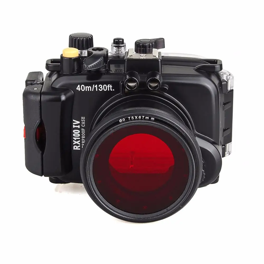 Чехол Meikon 40M/130f для подводной камеры чехол дайвинга Sony DSC RX100 IV/RX100 M4