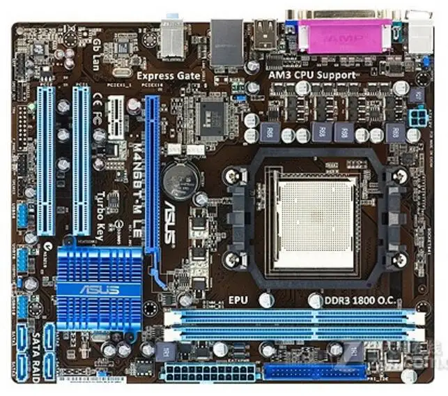 Материнская плата для настольного компьютера ASUS M4N68T-M LE Socket AM3 DDR3 б/у | Компьютеры и