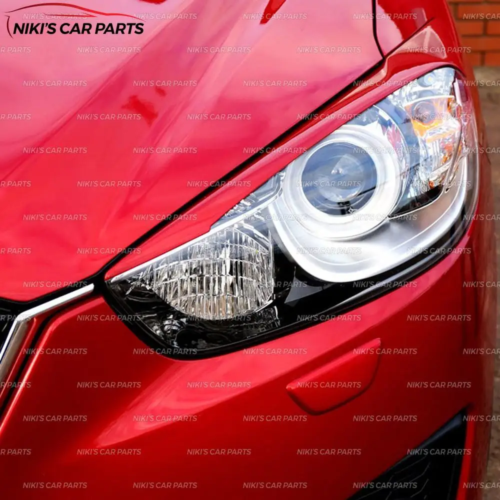 Брови на фары чехол для Mazda CX5 2011- ABS пластиковые реснички ресницы для украшения автомобиля Стайлинг тюнинг