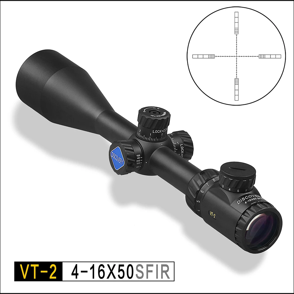 Открытие VT 2 4 16x50 SFIR освещение сетка сбоку foucs оптические прицелы Охота|riflescopes