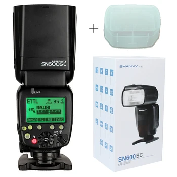 

Shanny Master Flash SN600SC High speed Sync 1/8000s GN60 Flashgun Flash Speedlite for Canon Camera