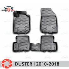 Для Renault Duster 2010- коврики Нескользящие полиуретановые предохранение от грязи для декорирования интерьера автомобиля Средства для укладки волос