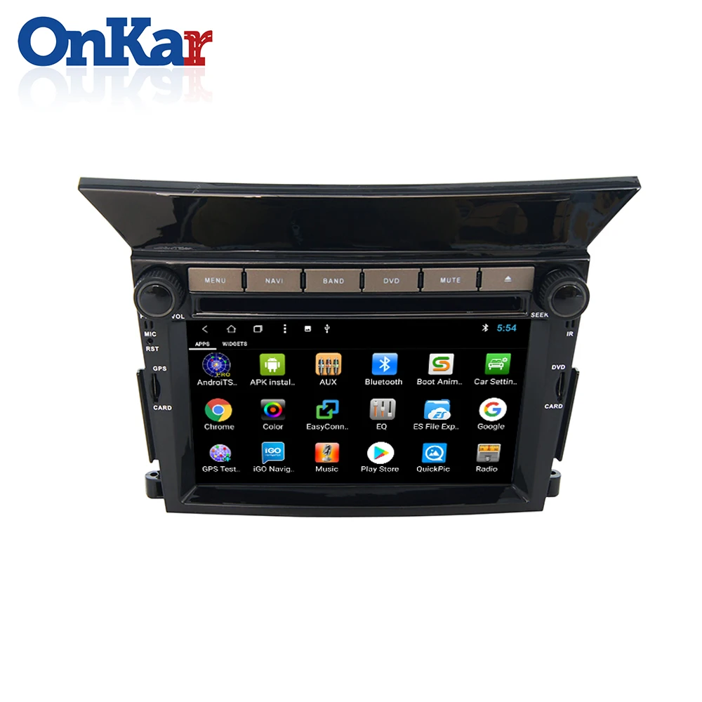 Clearance ONKAR 2 din car android 9.0 dvd gps navigation for Honda Pilot 2009 2010 2011 support dvd cd player auto radio headunit 1