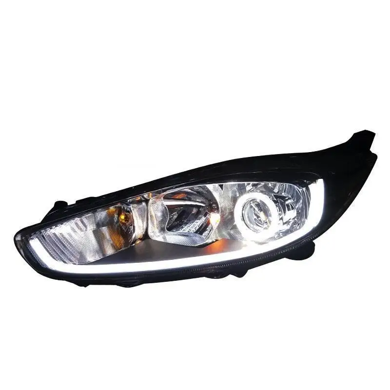 

Rear Headlights Turn Signal Automovil Assessoires Daytime Running Neblineros Para Auto Styling Car Led Lights For Ford Fiesta