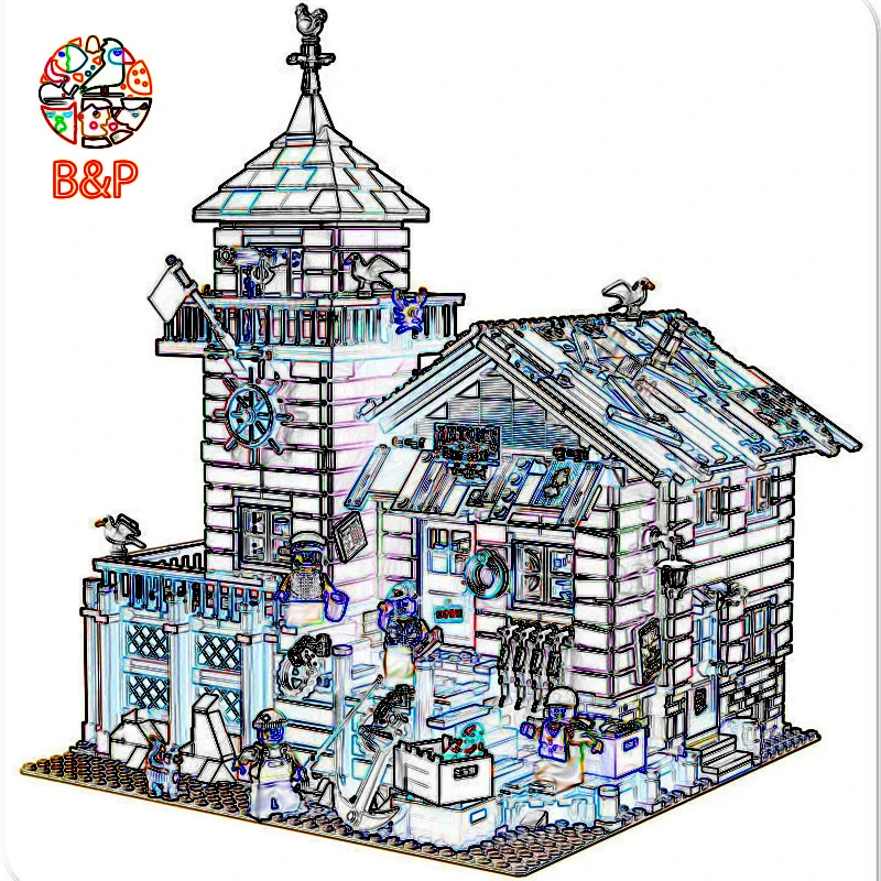 

21310 2109Pcs Ideas Series The Old Finishing Store Children Educational Building Blocks Bricks Toys Model 16050