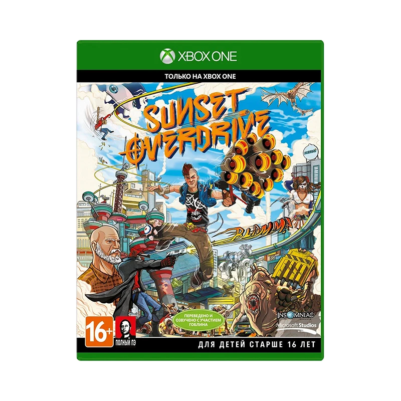 Игра для Xbox One Sunset Overdrive русский PAL Blu-ray Day Edtn | Электроника