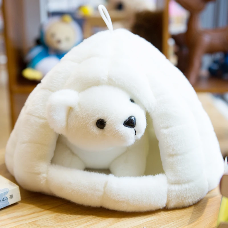 mini polar bear stuffed animal