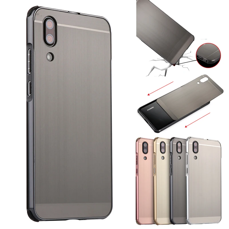Для Huawei P20 P 20 чехол матовый металлический Гибридный алюминиевый каркас Бампер
