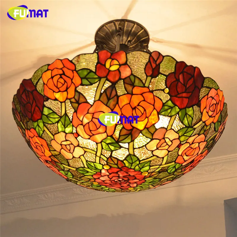 FUMAT Светодиодная потолочная лампа светодиодная lustre rose абажур для гостиной