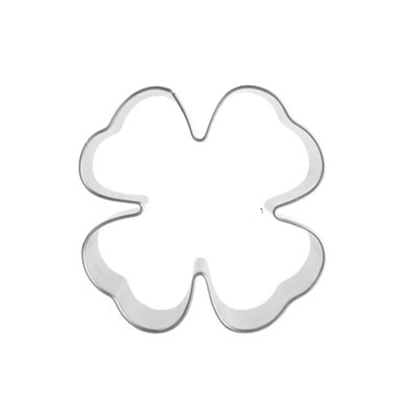 

Clover Baking Pressing Mold Fruit Vegetable Biscuit Cookie Press Cutter Tools Kitchen Set Stainless Steel Cheap Things Fondant