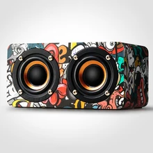 Shinco M5 Беспроводной Bluetooth Динамик телефон мини Wood сабвуфера карты домашнем компьютере автомобиля Портативный мини звук